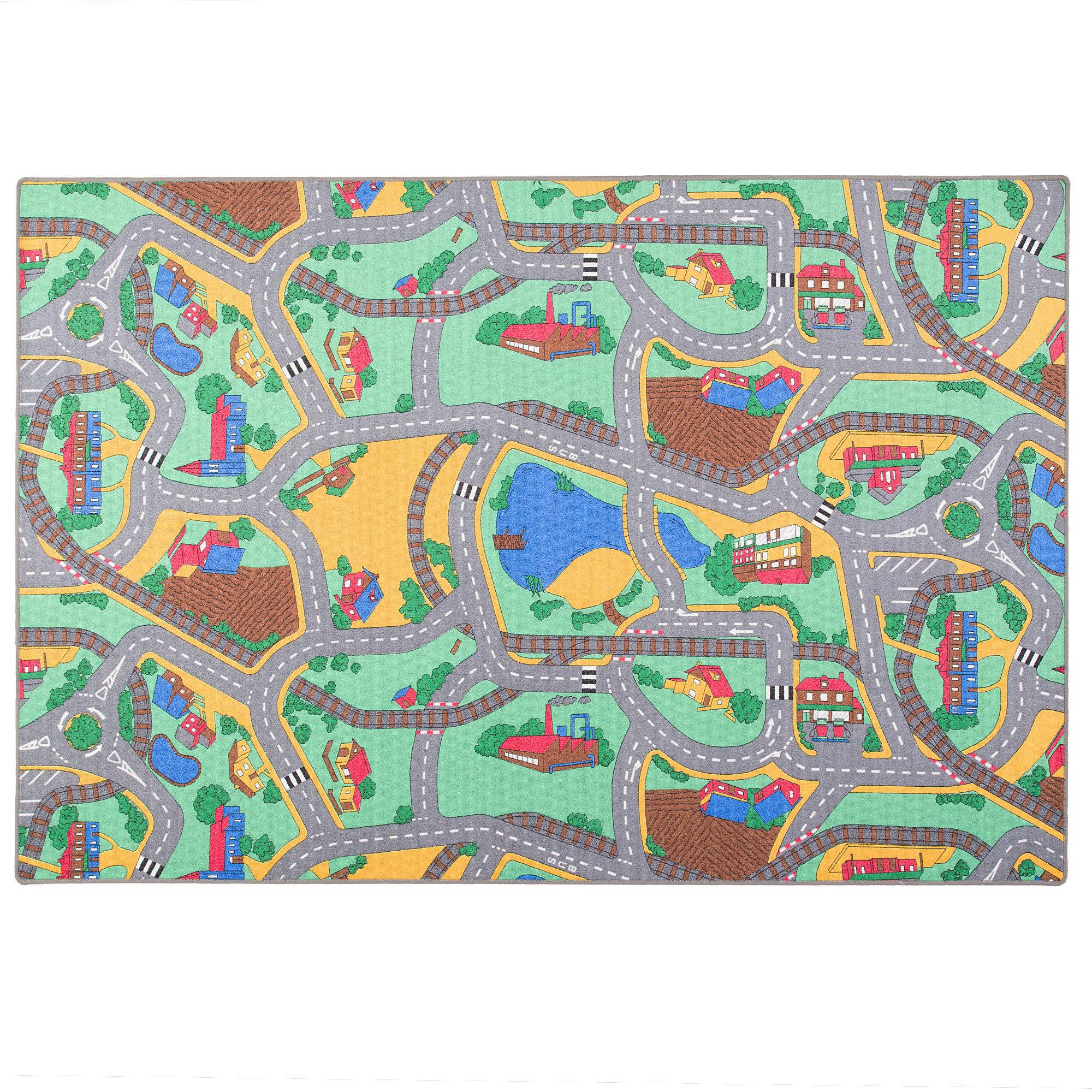KINDER SPIEL STRASSENTEPPICH - Multicolor, Textil (200/250cm) - Snapstyle