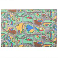 KINDER SPIEL STRASSENTEPPICH - Multicolor, Textil (160/200cm) - Snapstyle