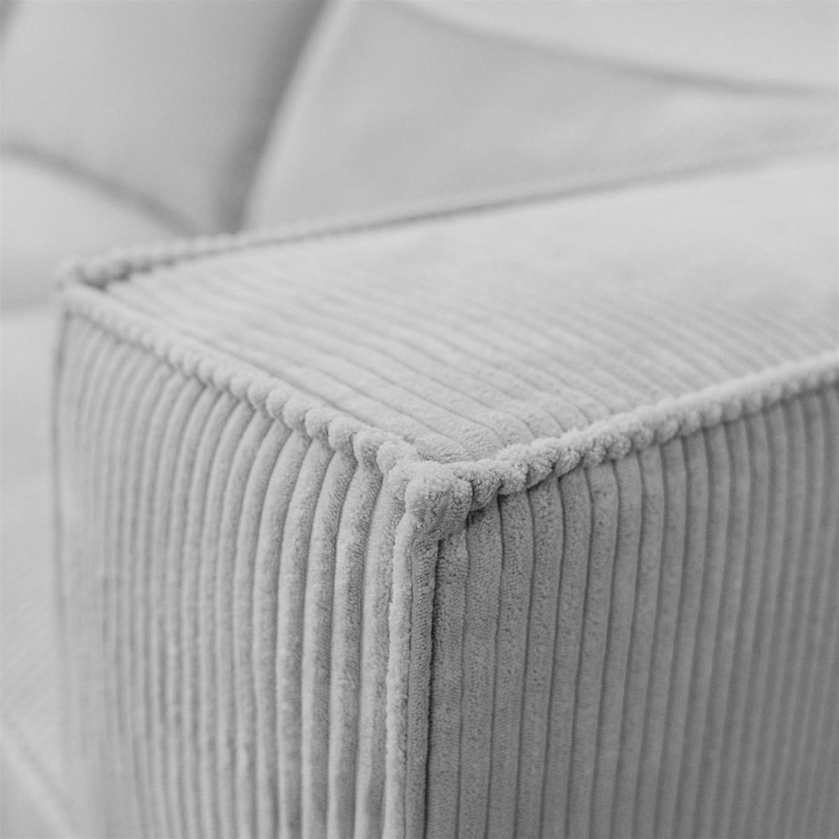 ECKSOFA Nevio Xs - Schwarz, Holzwerkstoff/Textil (210/185cm) - Fun Möbel