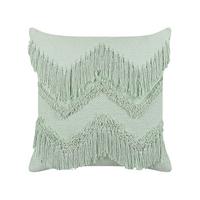 DEKOKISSEN Hellgrün 45/45 cm Bacopa - Hellgrün, Naturmaterialien/Textil (45/45cm) - Beliani