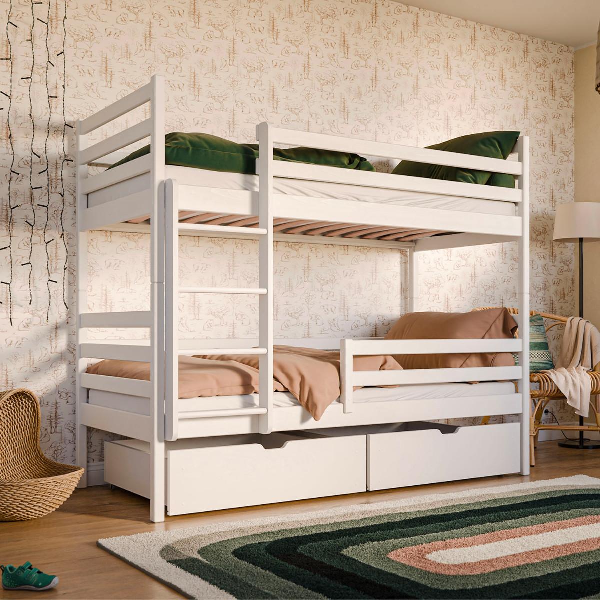 BETT 90/200 Léo Weiß - Weiß, Holzwerkstoff (90/200cm) - Petits-meubles