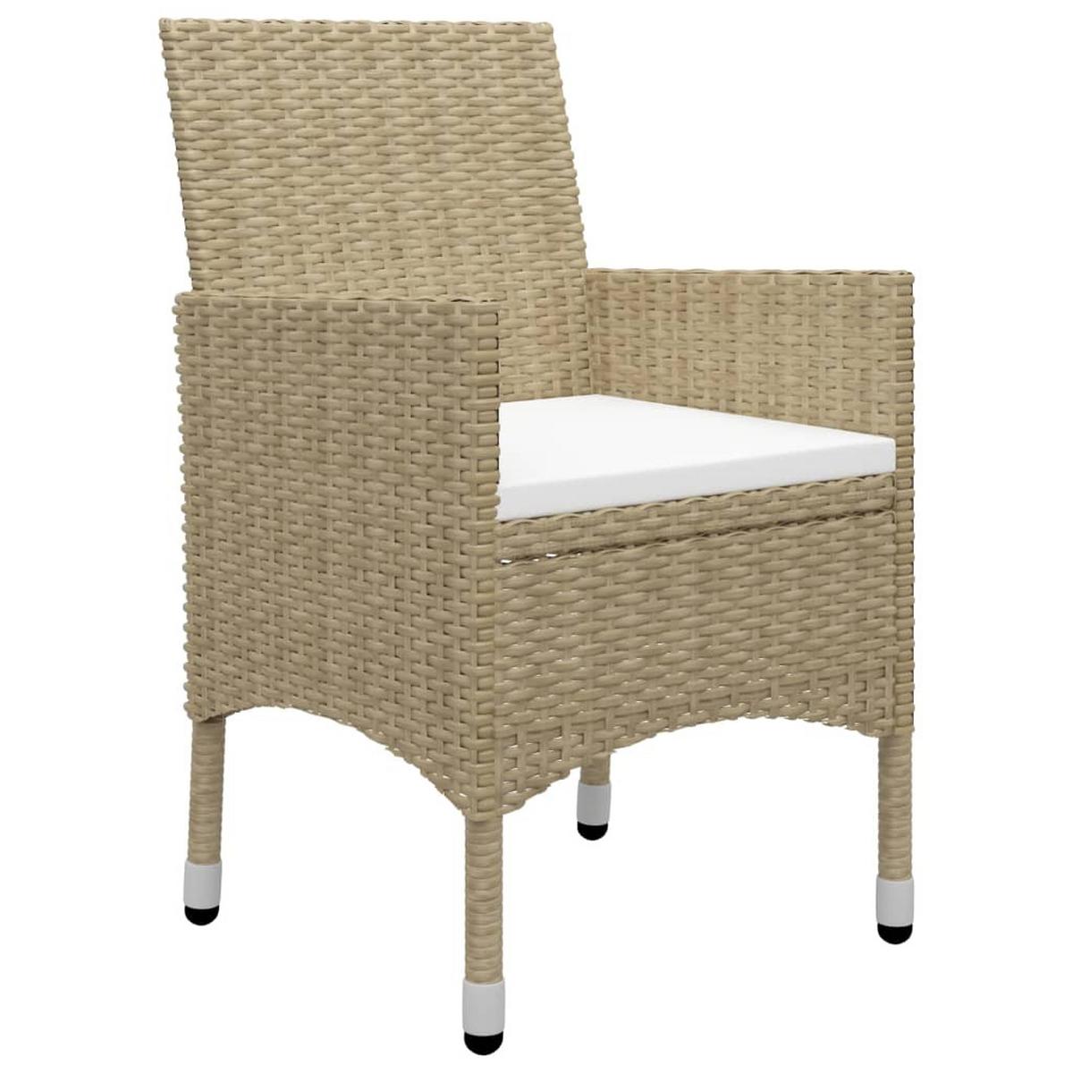 GARTENSET Yalich 3-teilig - Beige, Metall - Nettlife