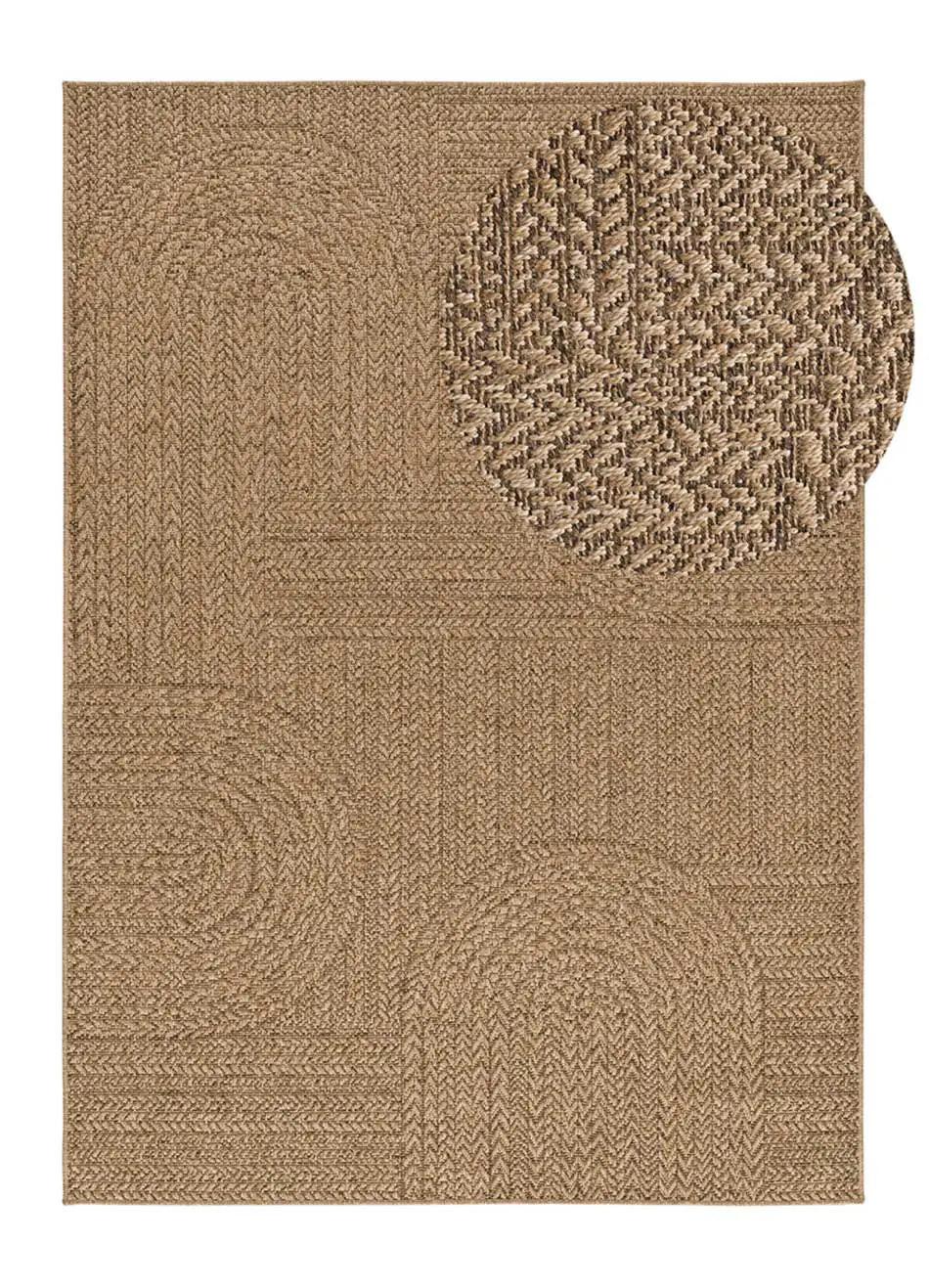 OUTDOORTEPPICH Natürlich Acra 80/150 cm - Braun, Textil (80/150cm) - Atticgo