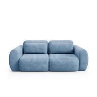 SOFA Camilla 3 Sitzplätze Hellblau - Blau, Holz (266/95/121cm) - Petits-meubles