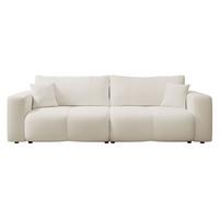 SCHLAFSOFA Furyn - Creme/Schwarz, Holz/Kunststoff (245/82/92cm) - MIRJAN24