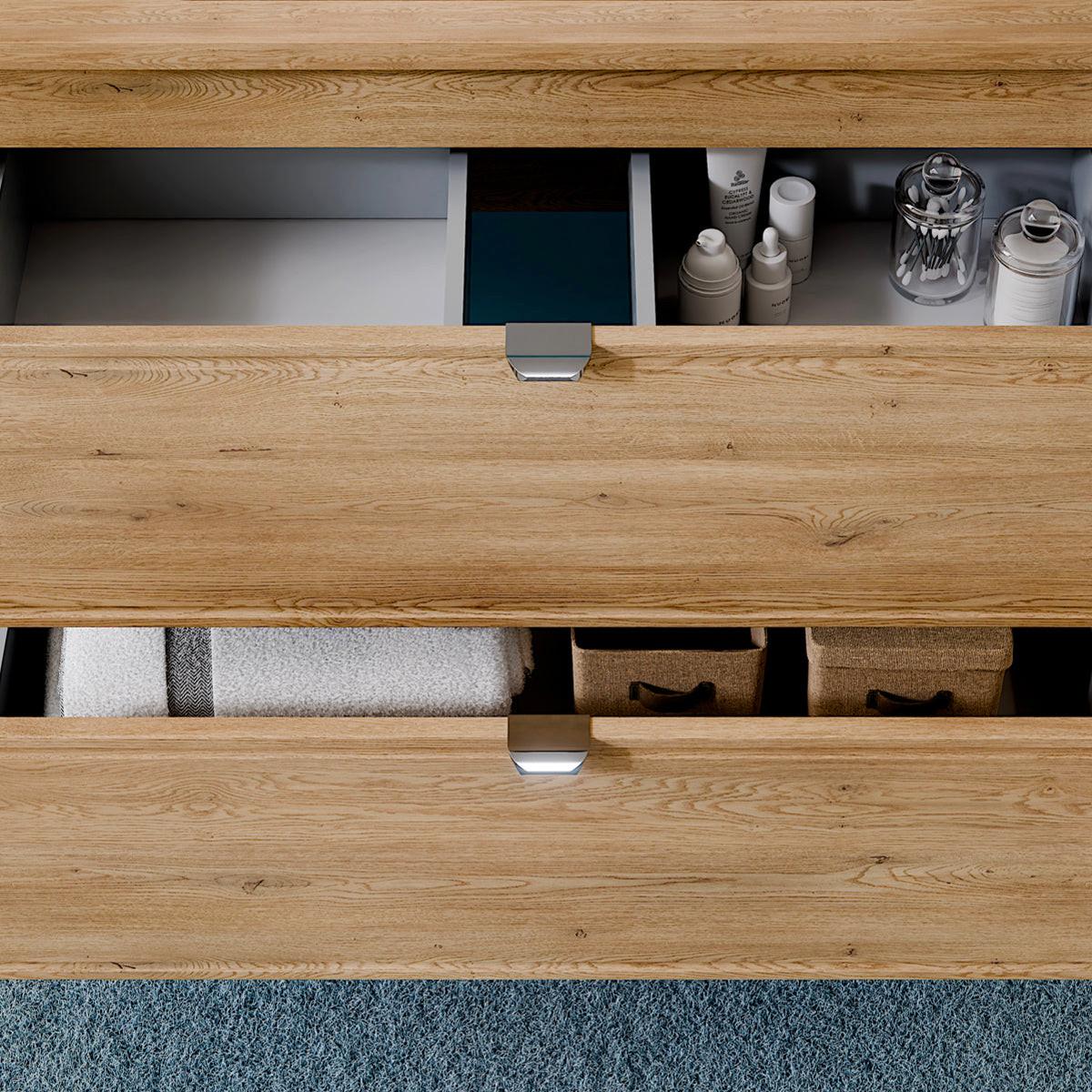 WASCHTISCH 61cm Elias Holz - Braun, Holzwerkstoff (61/50/46cm) - Petits-meubles