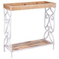 KONSOLENTISCH, grau, 71x31x70cm - Grau, Holz (31/71/70cm) - Wanderlust