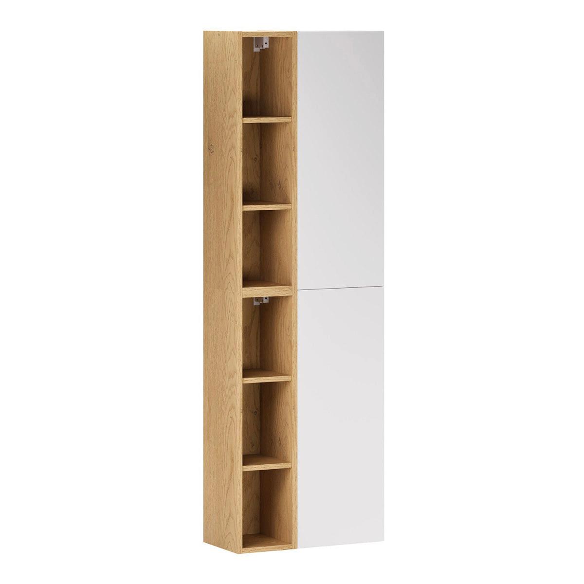 HÄNGESÄULE Oria Weiß - Weiß, Holzwerkstoff (50/160/26.6cm) - Petits-meubles