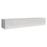 TV-LOWBOARD Vigo 180 - Weiß Hochglanz/Weiß, Holzwerkstoff (180/30/40cm) - MIRJAN24