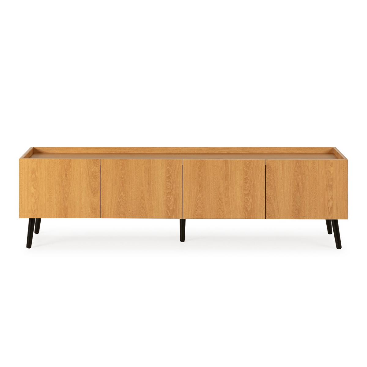 TV-ELEMENT Siren 4 türen Eichenfarbe - Honigeiche, Holzwerkstoff (160/45/40cm) - VS Venta-stock