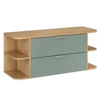 WASCHTISCHUNTERSCHRANK 120.4cm Oria Grün - Grün, Holzwerkstoff (120.4/50/45.8cm) - Petits-meubles