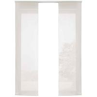 VORHANG 2ER SET HxB 245x60 cm Creme - Creme, Textil (60/245cm) - Gardinenbox