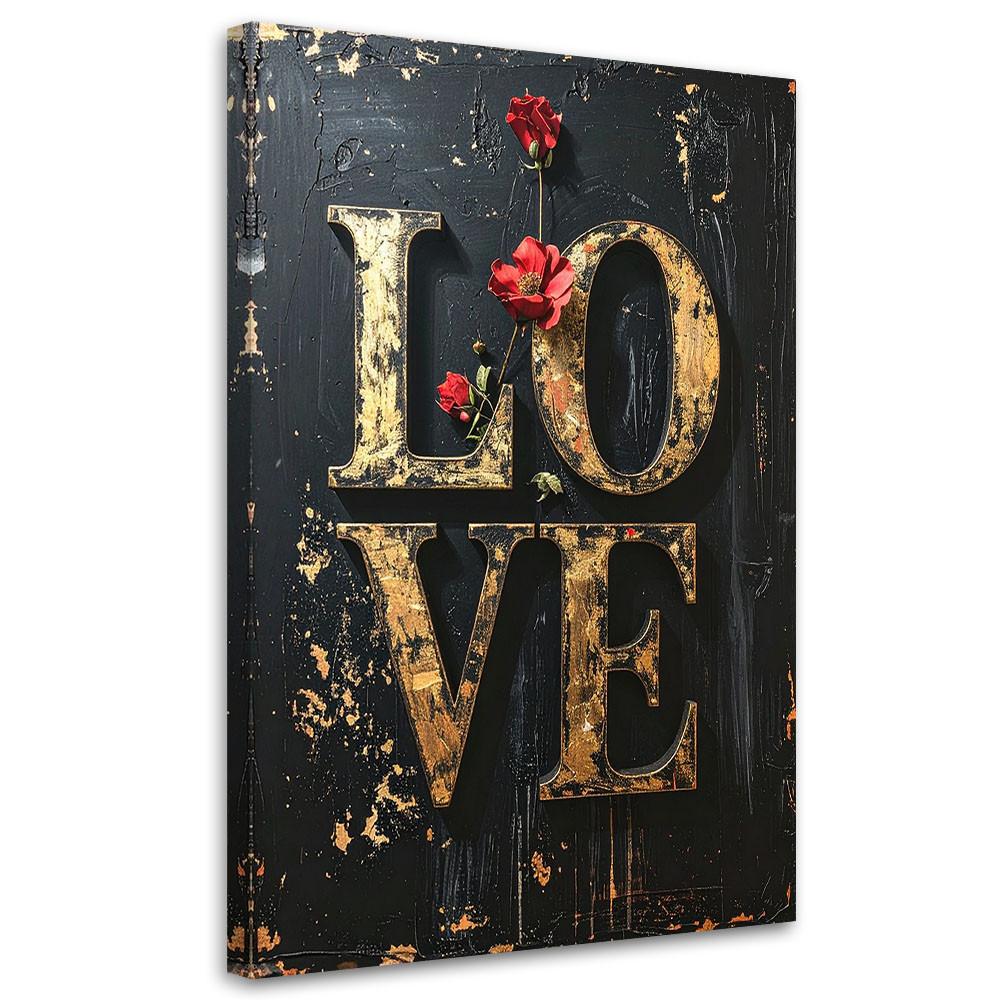 LEINWANDBILD Inschriften und Zitate 20x30cm - Schwarz, Textil (20/30cm) - Feeby
