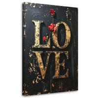 LEINWANDBILD Inschriften und Zitate 20x30cm - Schwarz, Textil (20/30cm) - Feeby