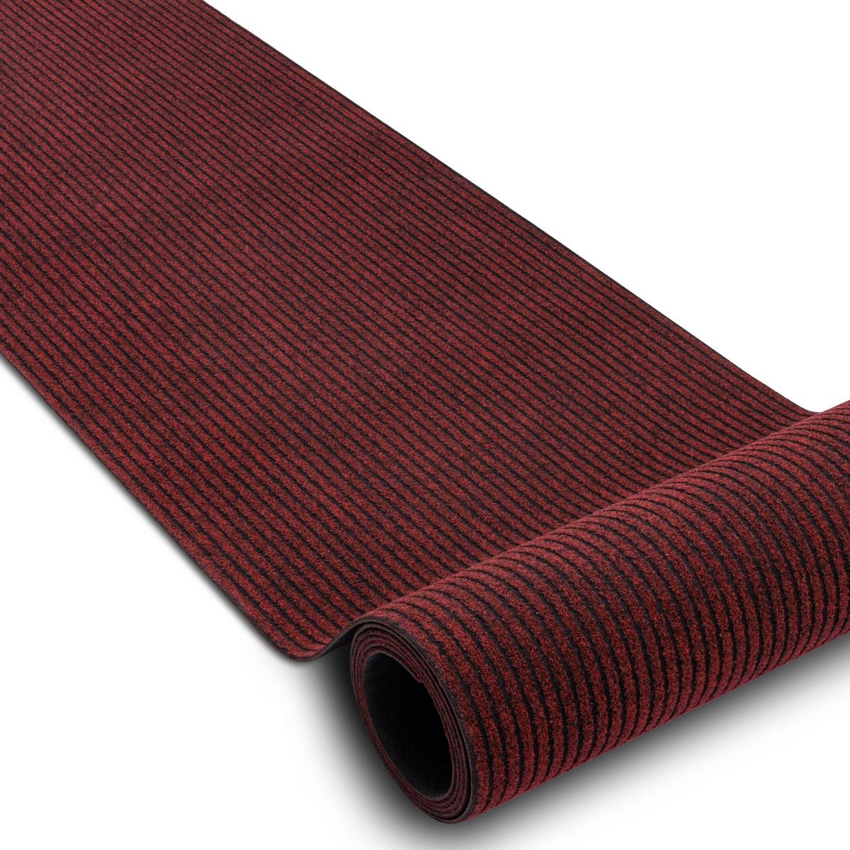 TÜRMATTE rutschfest 120/110 cm - Rot, Textil (120/110cm) - rugsX