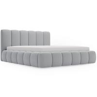 POLSTERBETT Cloud 160x200 Hellgrau - Hellgrau, Textil (160/200cm) - Graingold
