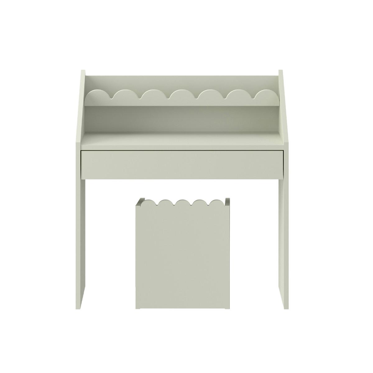 SCHREIBTISCH Book Nook Salbeigrün - Grün, Holzwerkstoff (71/76/33cm) - Petits-meubles