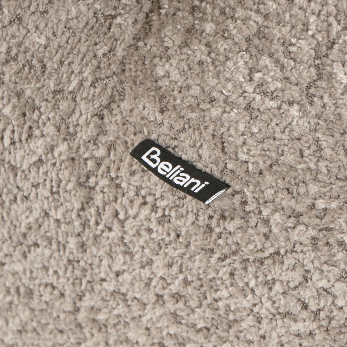 SESSEL Chenillegewebe Taupe Lohja - Taupe, Textil (92/73/88cm) - Beliani