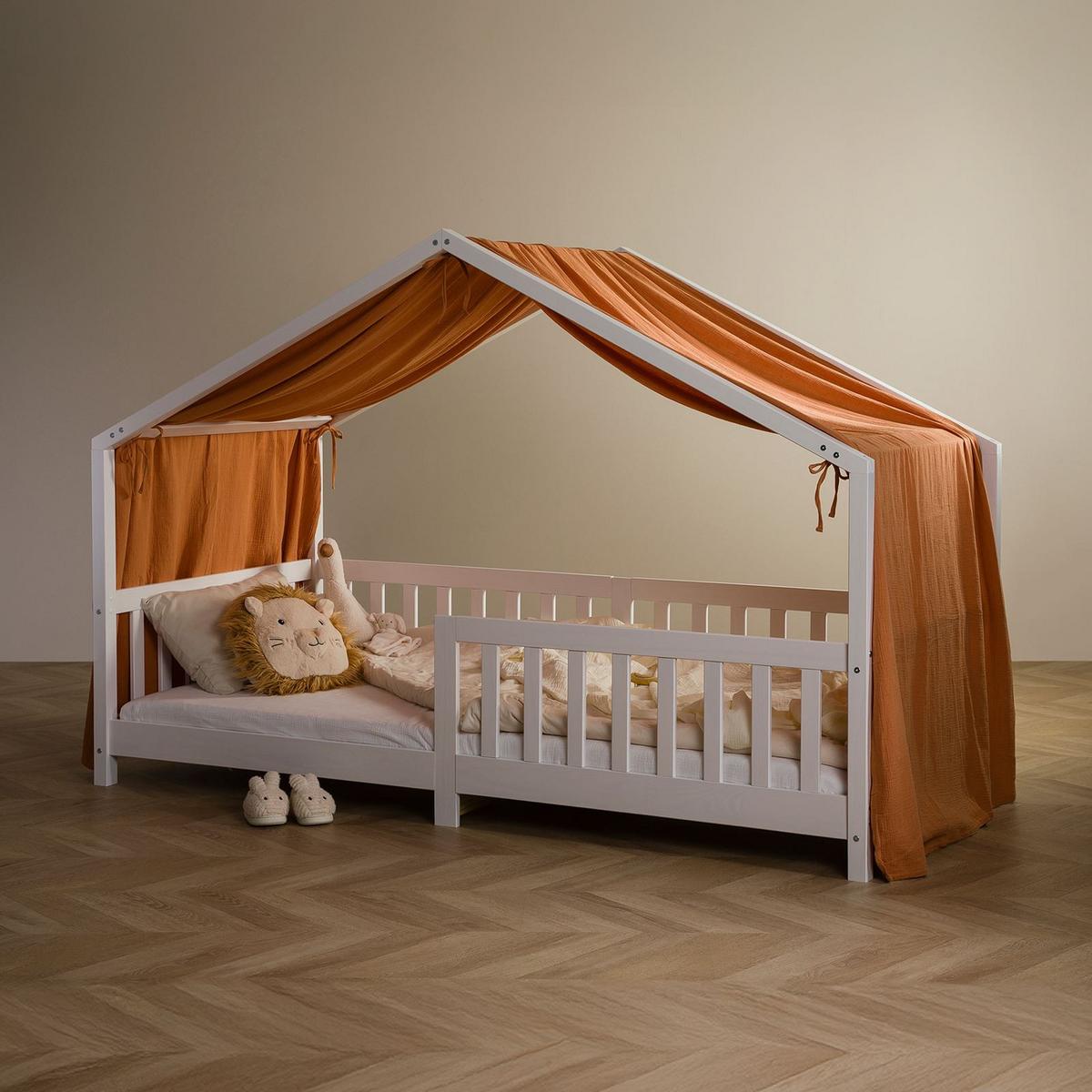 HAUSBETT-HIMMEL LIAN - Kupferfarben, Textil - IDIMEX