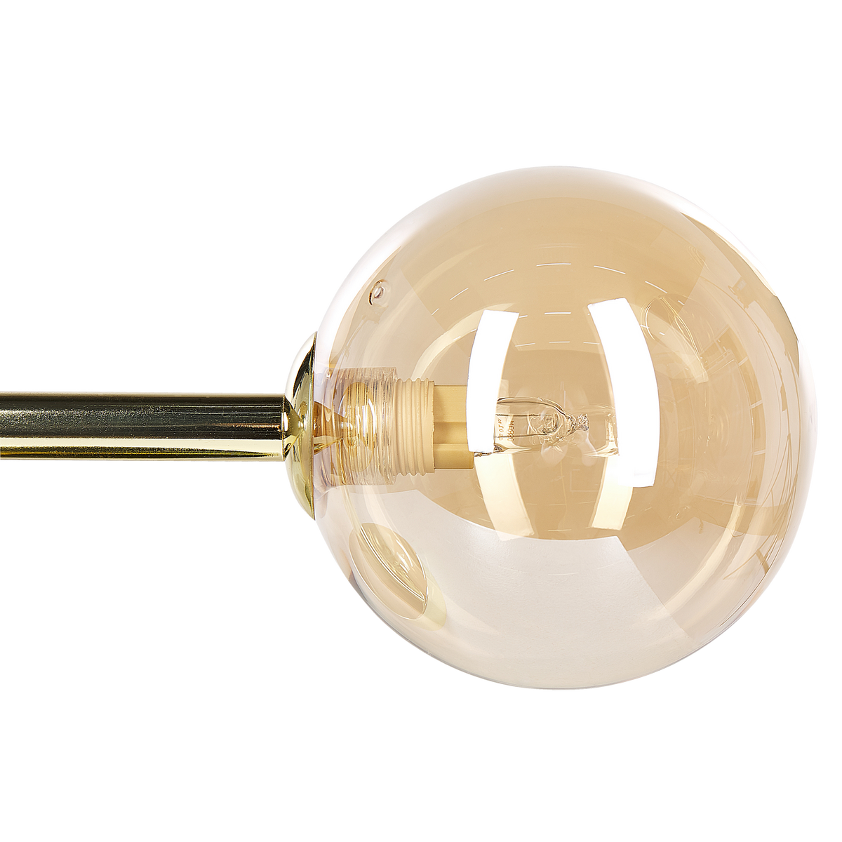 WANDLEUCHTE Ramis 36/12/12 cm - Goldfarben, Metall (12/12/12cm) - Beliani