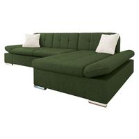 ECKSOFA Malwi Premiumi, Seite: Rechts - Beige/Grün, Holz/Textil (278/161cm) - MIRJAN24