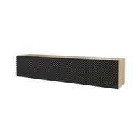 LOWBOARD ZENO-W 2x100x40x40 cm - Artisan / Schwarz - Schwarz, Holzwerkstoff (200/40/40cm) - ALTDECOR