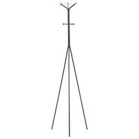 GARDEROBENSTÄNDER Schwarz Arnot - Schwarz, Metall (50/176/50cm) - Beliani