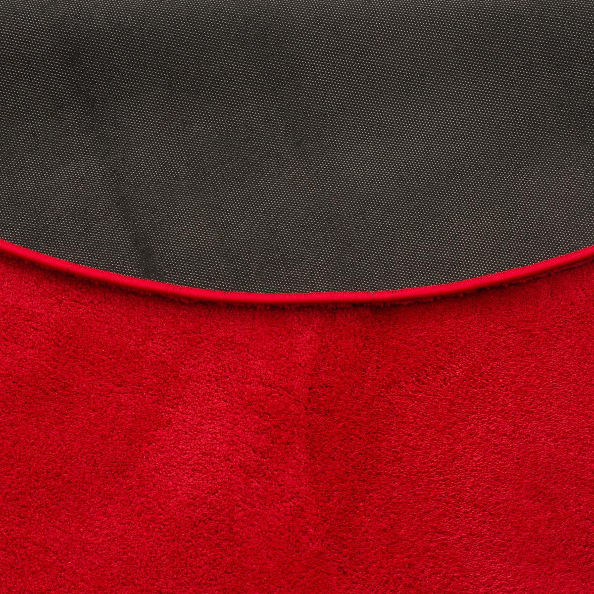 HOCHFLOR SUPER SOFT TEPPICH SILKY RUND - Weinrot, Textil (200/200cm) - Pergamon