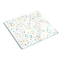 GLASPLATTE 60x52 cm Farbige Punkte - Multicolor, Glas (60/0.4/52cm) - TULUP