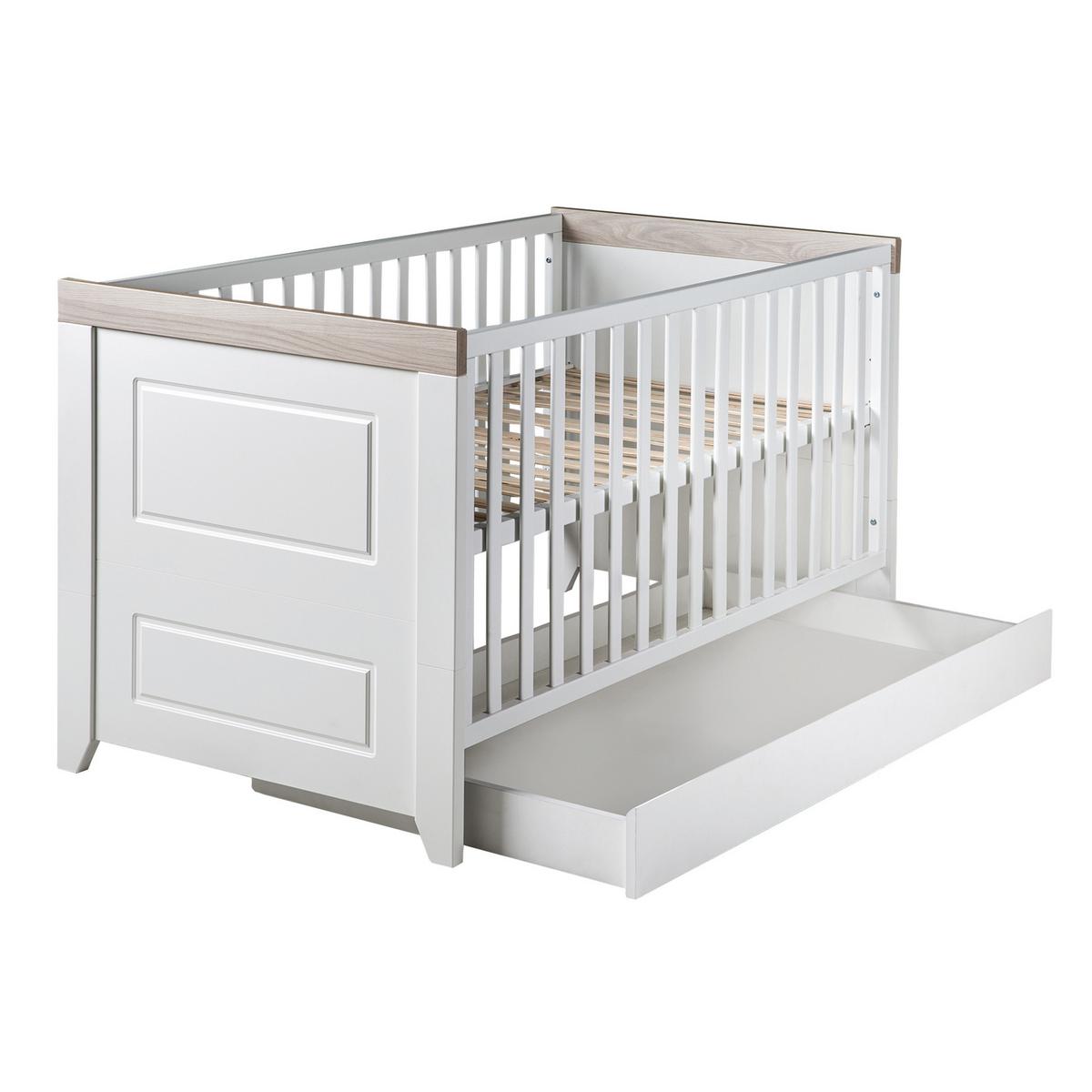 BABYZIMMER-SET Felicia I 3-teilig - Weiß, Holzwerkstoff (76/82/144cm) - Roba