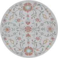 TEPPICH Outdoor Vintage LIMMAT Polypropylen Creme 120 x 120 cm - Beige, Textil (120/120cm) - KADIMA DESIGN