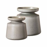 VASEN-SET Imperia grau 2-tlg. - Grau, Keramik (2cm) - Ritzenhoff Breker