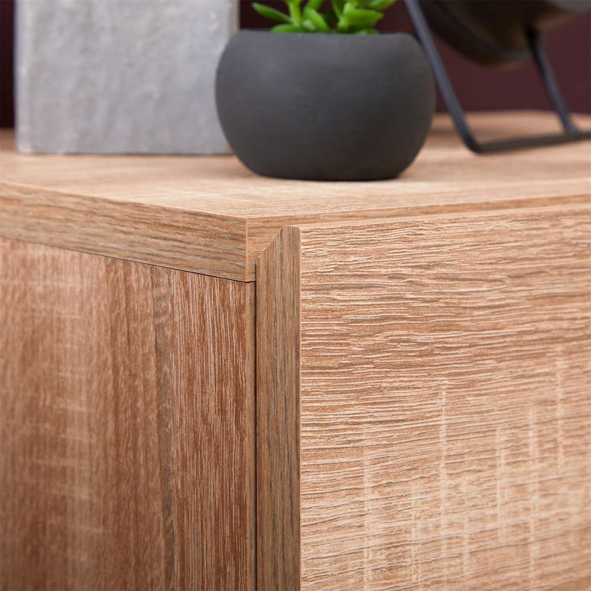 HÄNGENDER NACHTTISCH ANNE - Sonoma Eiche, Holzwerkstoff (42/14/30cm) - CARO-Möbel