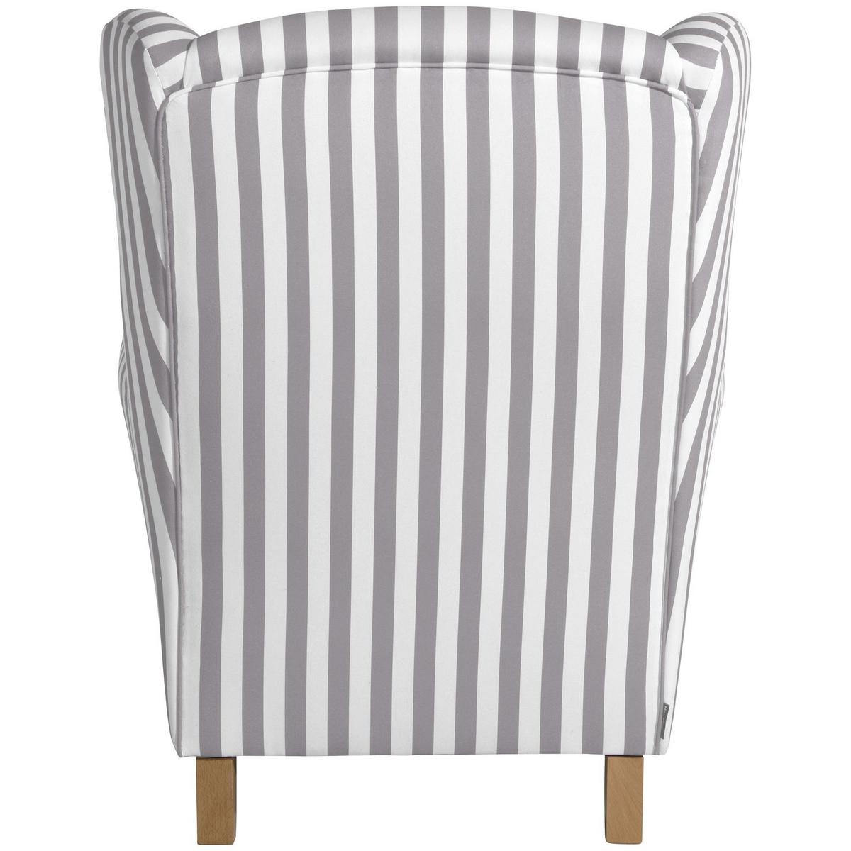OHRENBACKENSESSEL Karlen Flachgewebe hellbraun - Hellbraun, Kunststoff (77/103/86cm) - 58aufmkessel