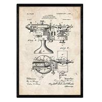 POSTER Kurz Fleisch Patent A3 Rahmenlos - Klar, Papier (29.7/5/42cm) - Nacnic