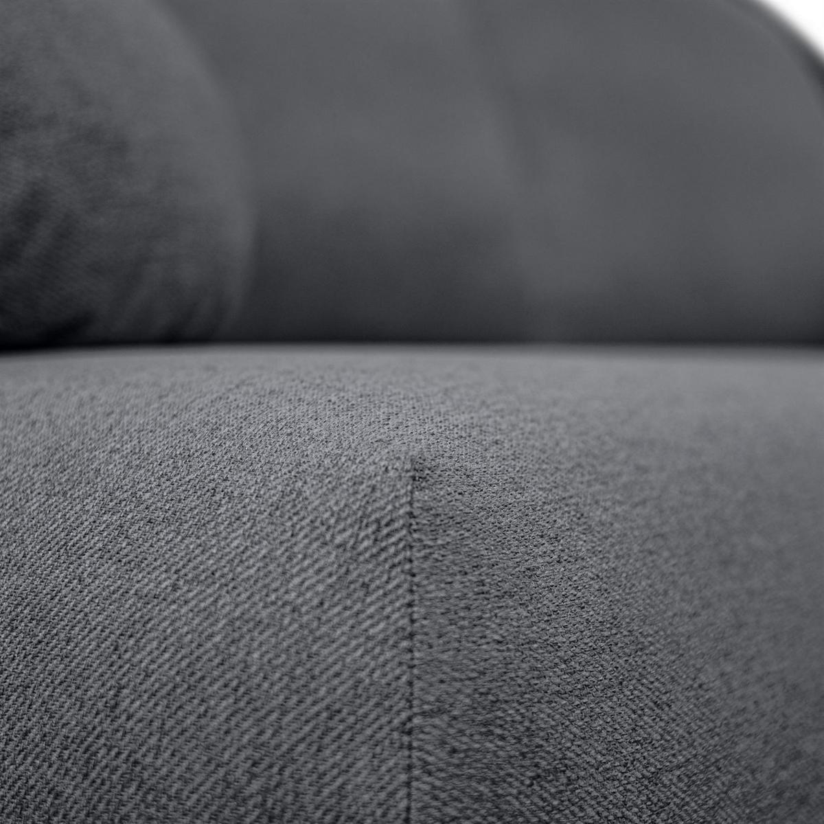 SCHLAFSOFA CLAIRE, zweisitzig, mit Schlaffunktion, Neve 90 - Grau, Textil (208/90/95cm) - Lookway