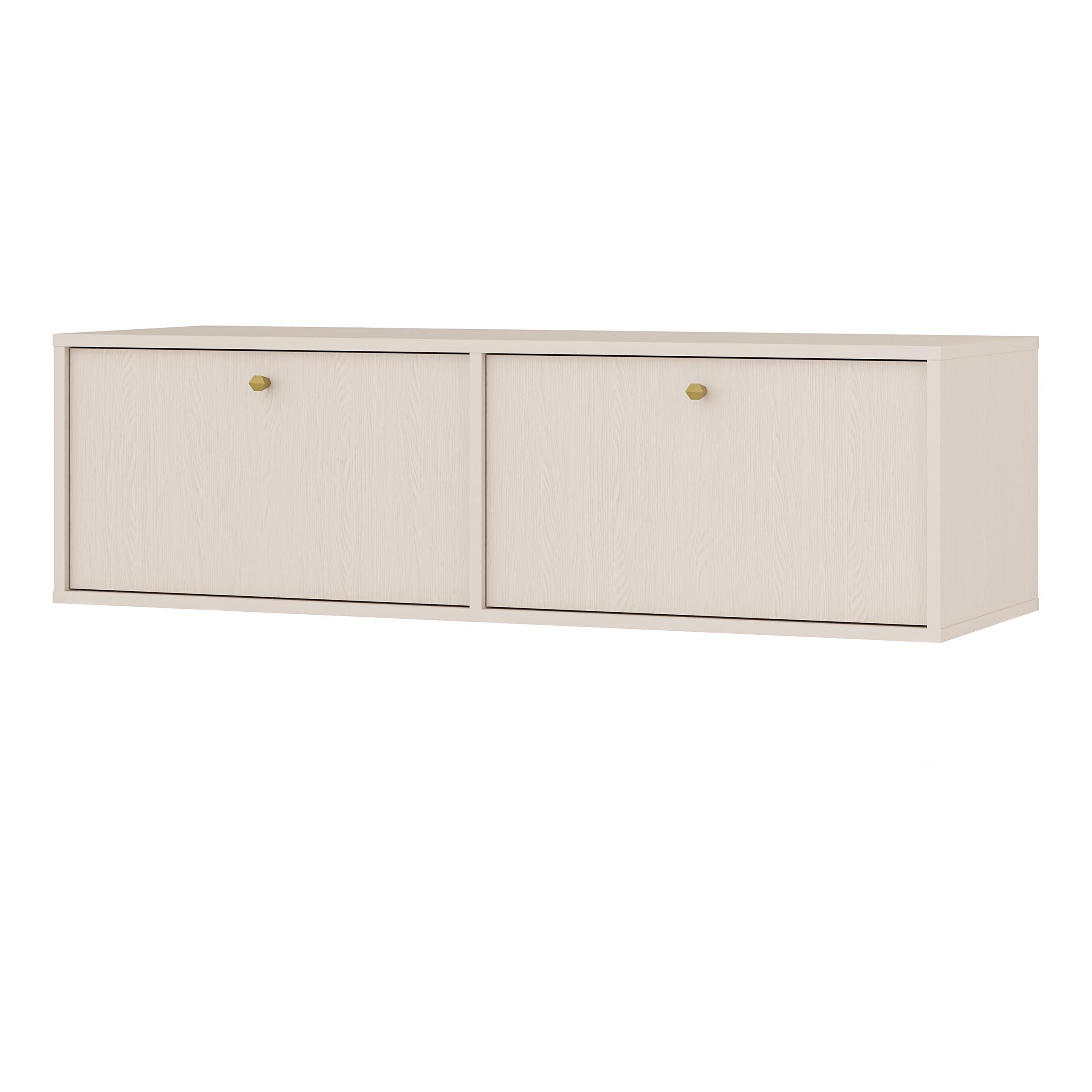 LOWBOARD TORINO 120,6x40,8x35 cm mit 2 Türen Beige - Beige, Holzwerkstoff (120.6/35/40.8cm) - MASSENO