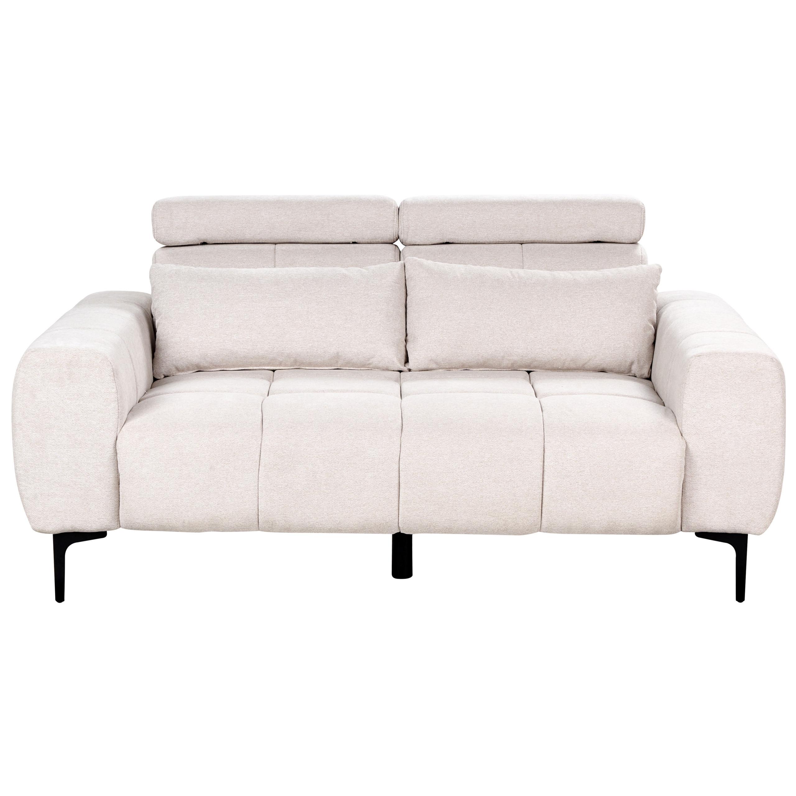 2-SITZER-SOFA beige Vegamo - Beige, Textil (176/97/110cm) - Beliani