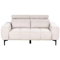 2-SITZER-SOFA beige Vegamo - Beige, Textil (176/97/110cm) - Beliani