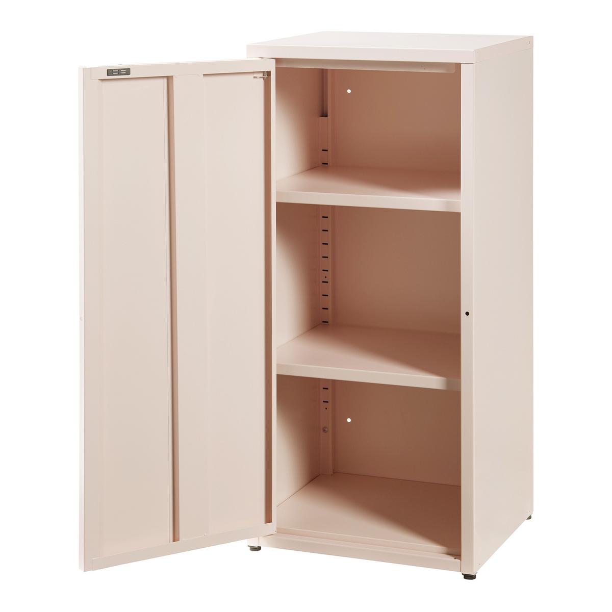 AKTENSCHRANK Burlöv - Rosa, Metall (40/88/35cm) - [en.casa]