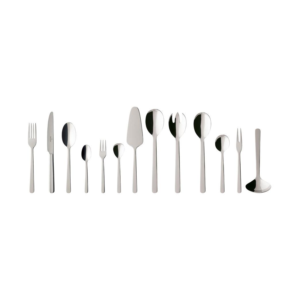 TAFELBESTECK Louis silber 68-tlg. - Silberfarben, Metall - Villeroy & Boch