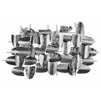 WANDDEKO Silber 128/70 cm - Silberfarben/Grau, Metall (7.5/70/8cm) - KUNSTLOFT