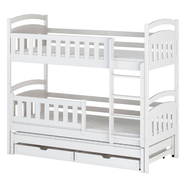 BETT 90/190 Jules Weiß - Weiß, Holzwerkstoff (90/190cm) - Petits-meubles