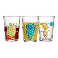 KINDERGLÄSER Monsterchen bunt 205 ml 3-tlg. - Multicolor, Glas (0.205L) - Ritzenhoff Breker