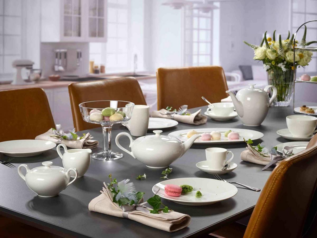 KAFFEE-/TEEUNTERTASSEN Anmut weiß ø 15 cm 6er Set - Weiß, Keramik (15cm) - Villeroy & Boch