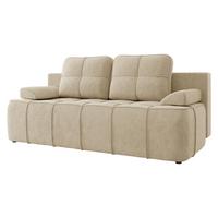 SCHLAFSOFA Lover - Beige/Schwarz, Holz/Kunststoff (202/95/95cm) - MIRJAN24