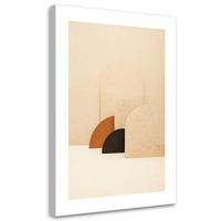 KUNSTDRUCK Beige 80/120 cm - Beige, Textil (80/120cm) - KUNSTLOFT