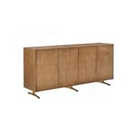 SIDEBOARD GALA Gold Holz - Goldfarben, Holz/Metall (180/85/40cm) - KAWOLA