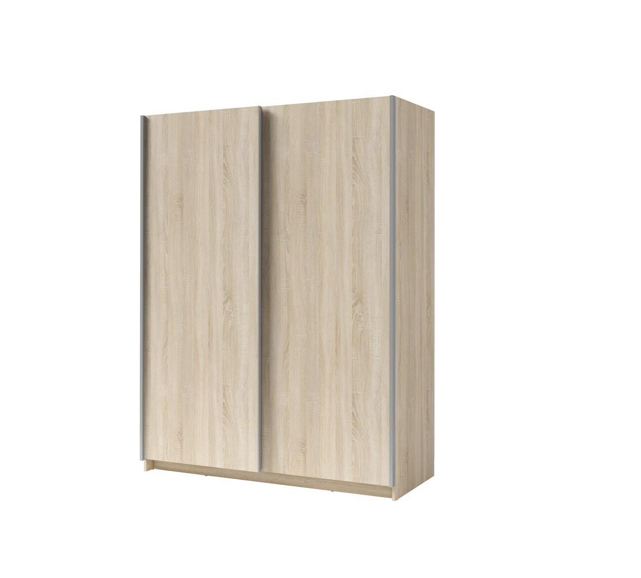 SCHWEBETÜRENSCHRANK ELRON 150,6/198,5/62cm 2-türig Sonoma Eiche - Sonoma Eiche, Holzwerkstoff (150.6/198.5/62cm) - MASSENO