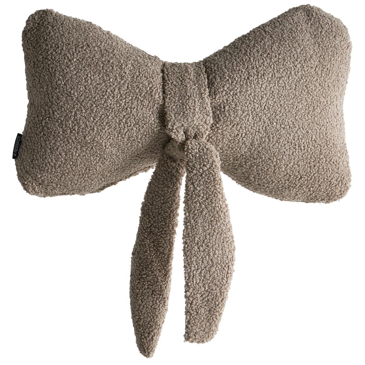 DEKOKISSEN 3er-Set Dunkelgrün 30/35 cm Winterland - Beige/Grün, Textil (30/35cm) - Beliani